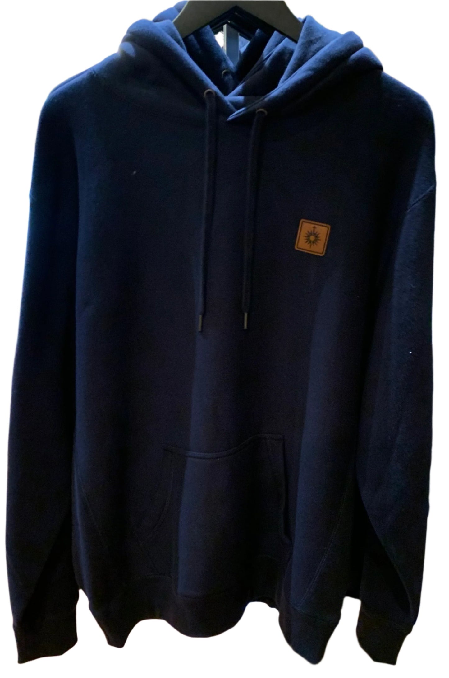 Heavy Weight Signet Leather Patch Hoodie