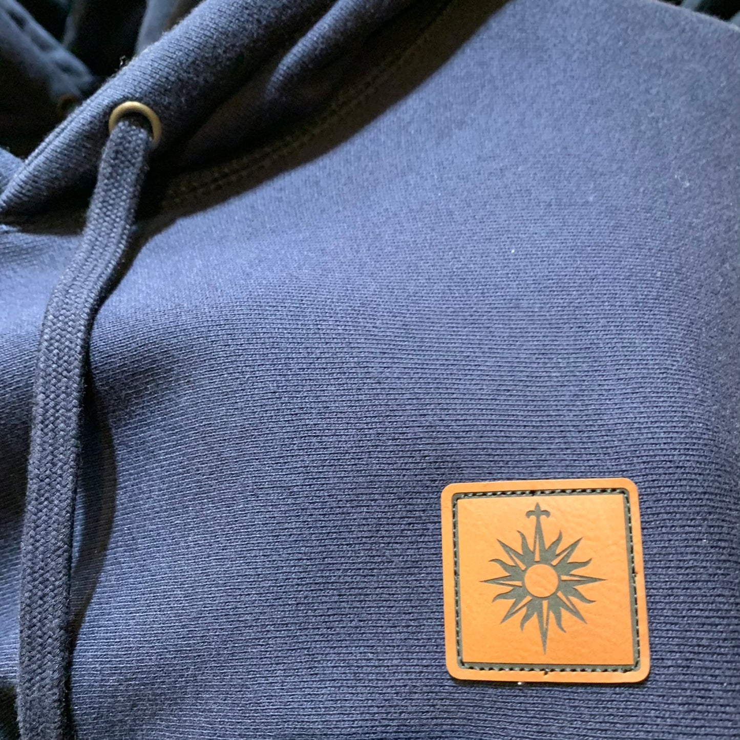 Heavy Weight Signet Leather Patch Hoodie