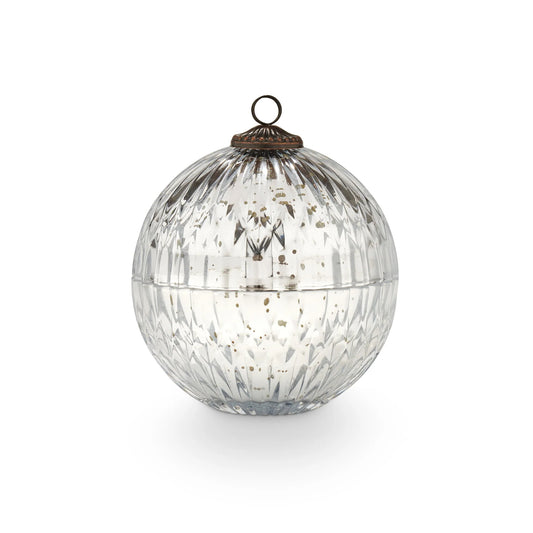 Balsam & Cedar Silver Mercury Ornament Candle