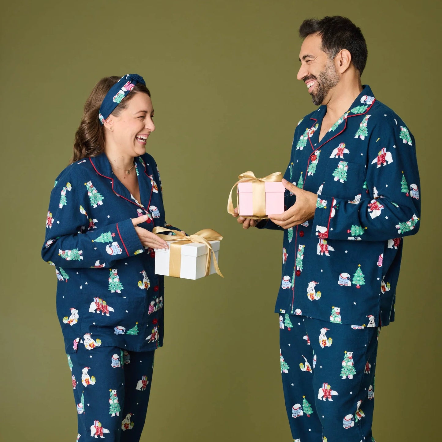 Bearly Awake Mens Flannel PJ Set - Men