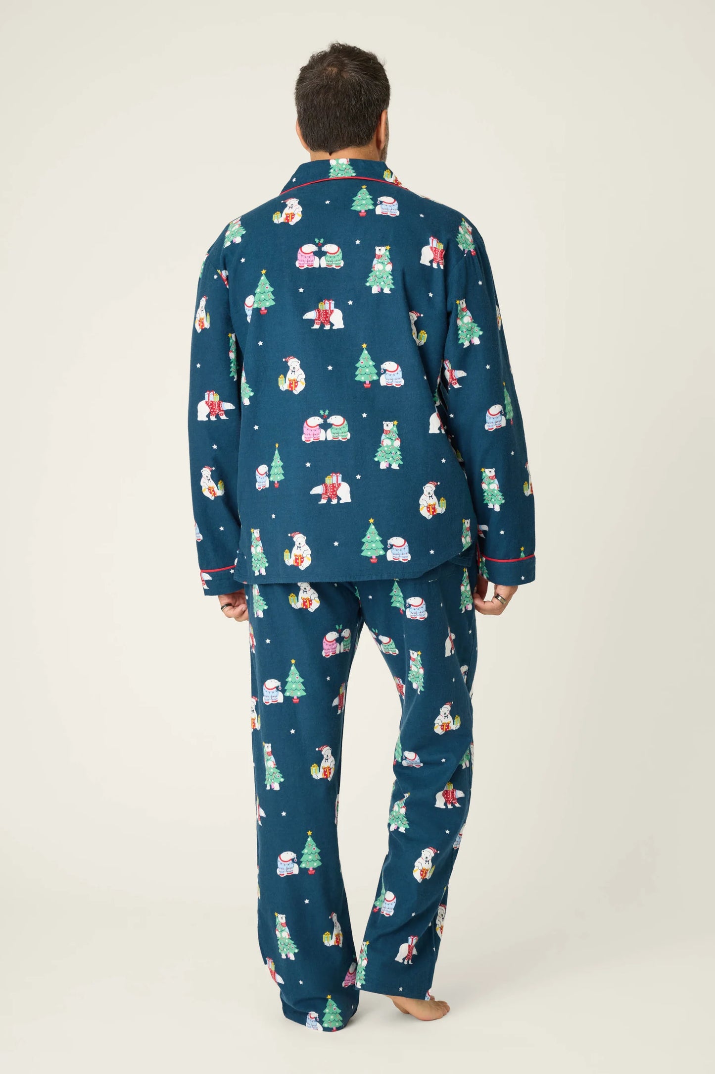 Bearly Awake Mens Flannel PJ Set - Men