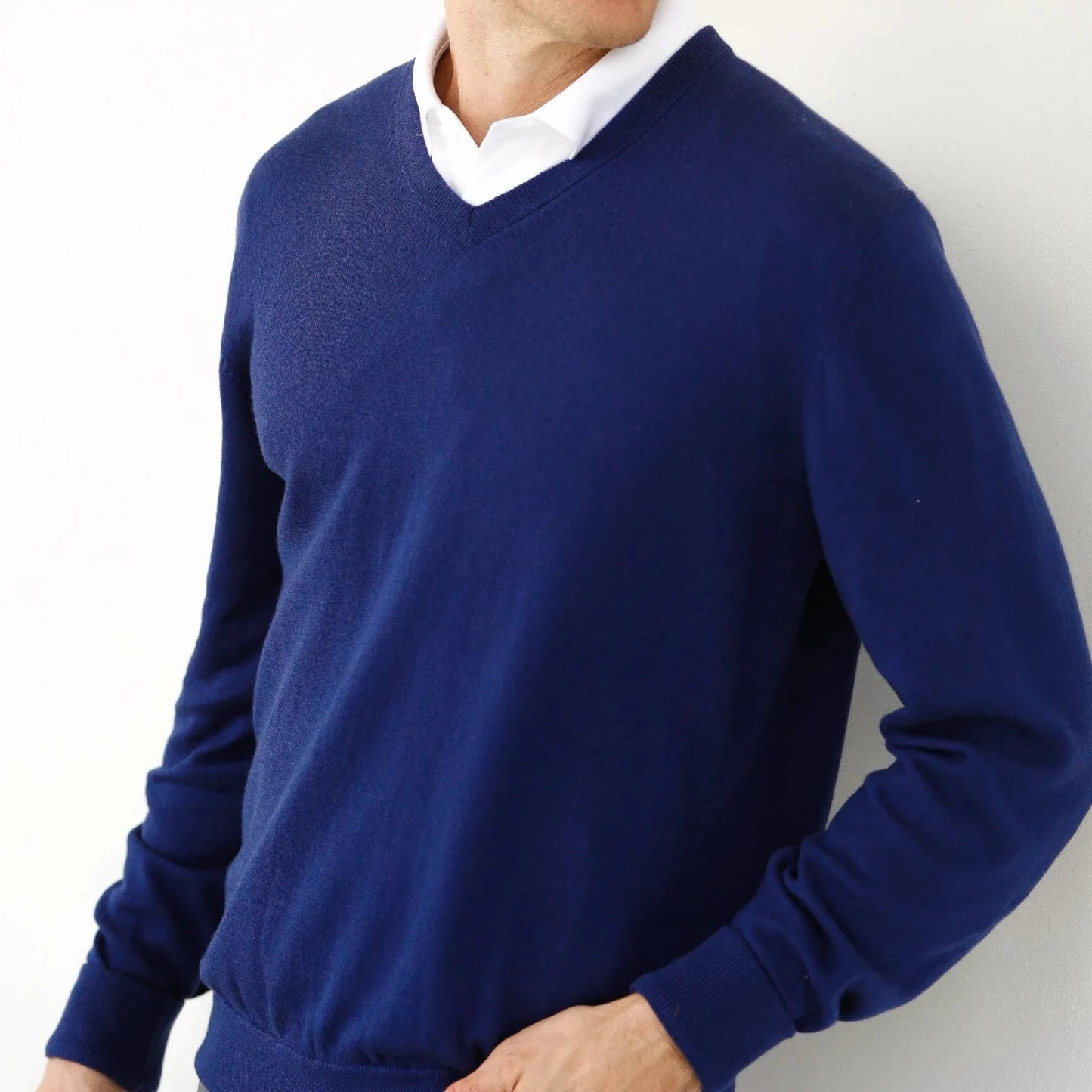 Classic V-Neck Cashmere Sweater